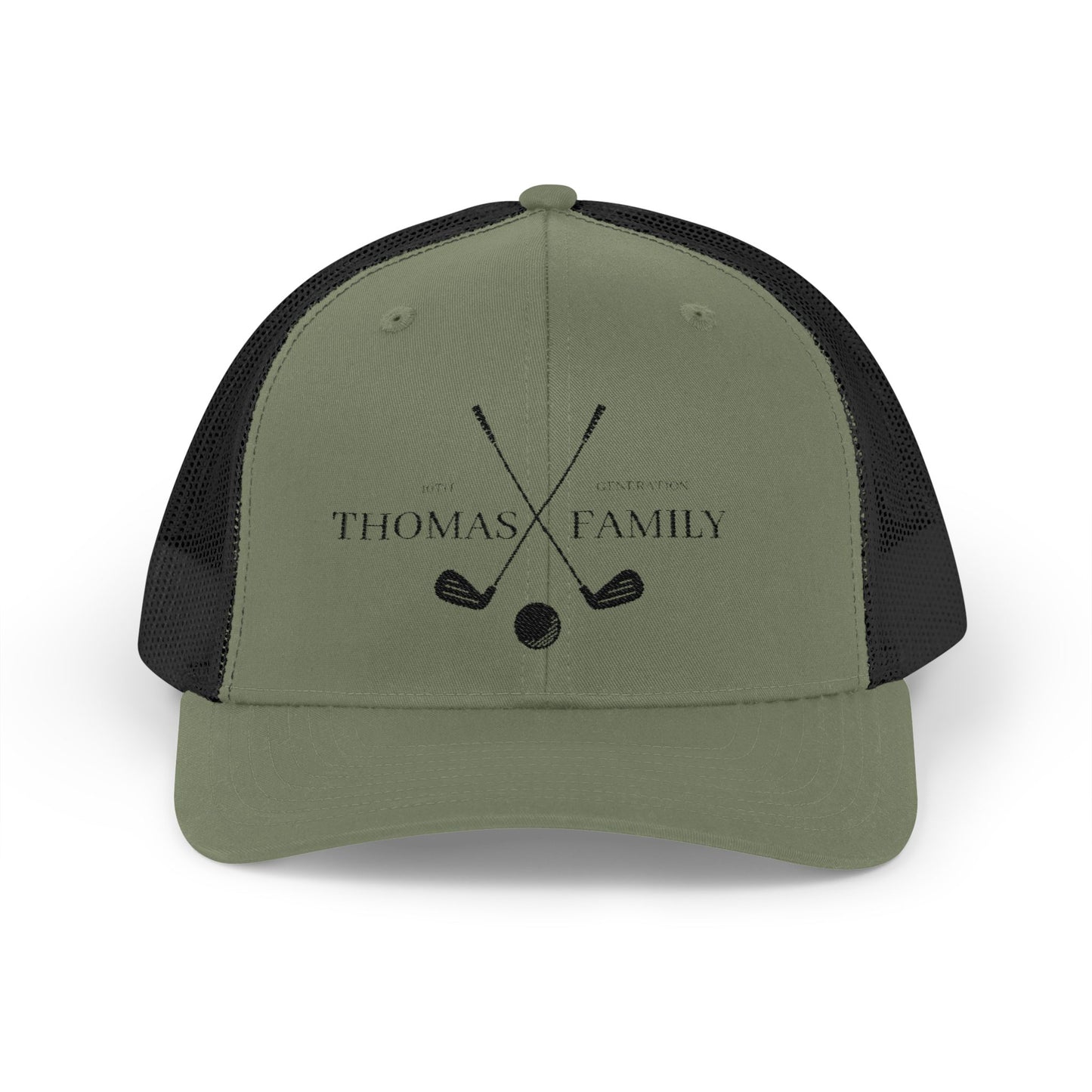 Thomas Family Golf Snapback Trucker Cap