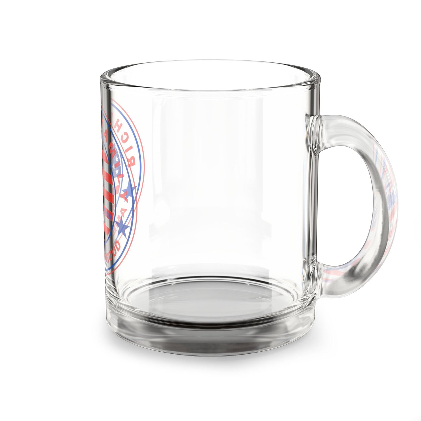 RICHARD Personalized American Pride Glass Mug - 10oz Family Edition