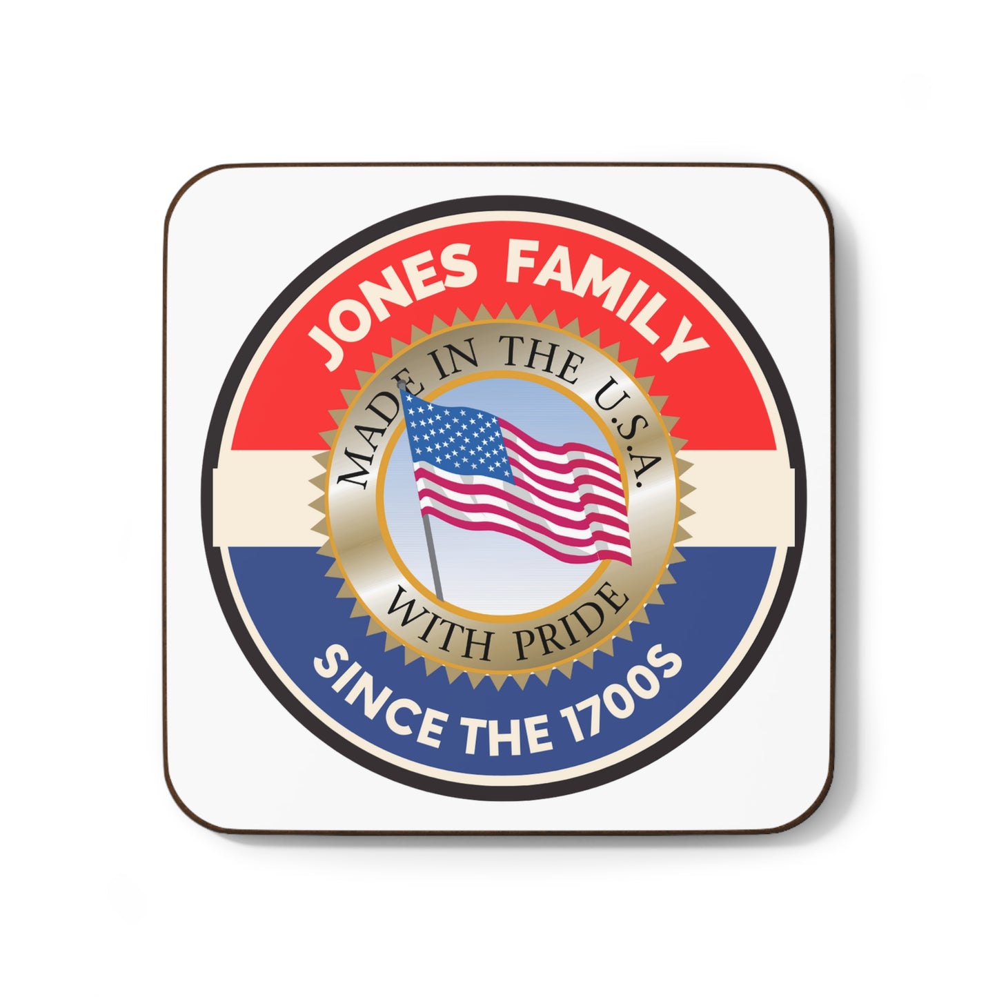 Jones Family Coaster - Made in the USA - Since the 1700s