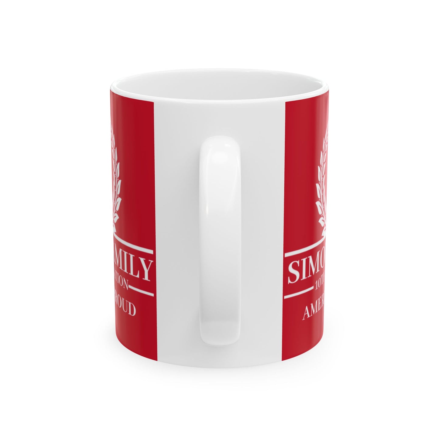 Simon Personalized Family Mug - Proud American Heritage (11oz, 15oz)