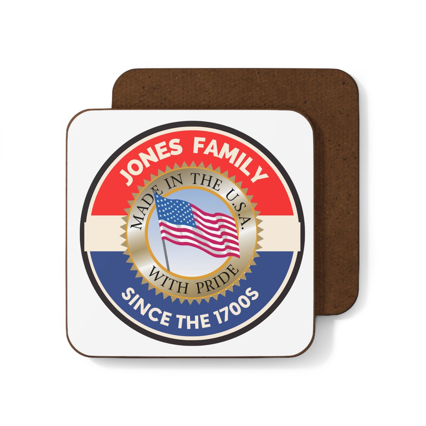 Jones Family Coaster - Made in the USA - Since the 1700s