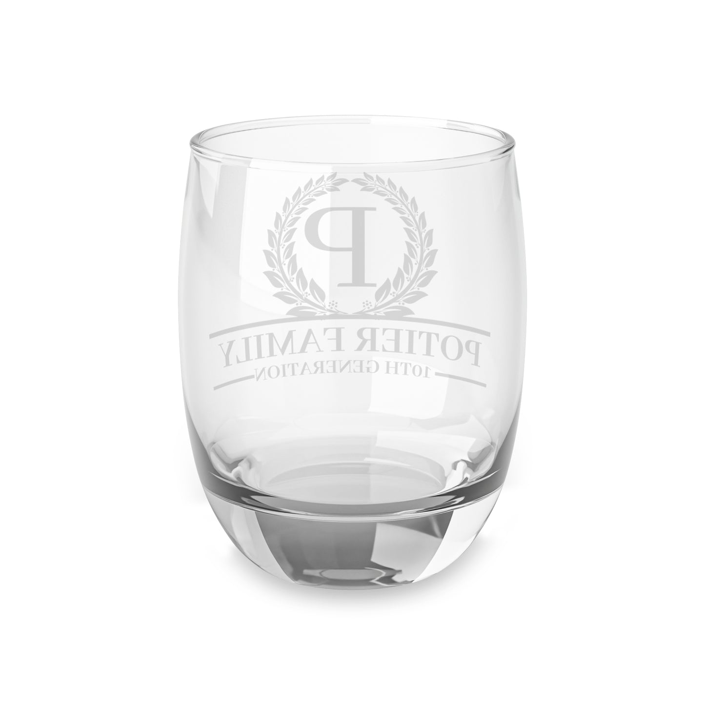 Personalized Whiskey Glass with Family Crest - Perfect Gift for Celebrations