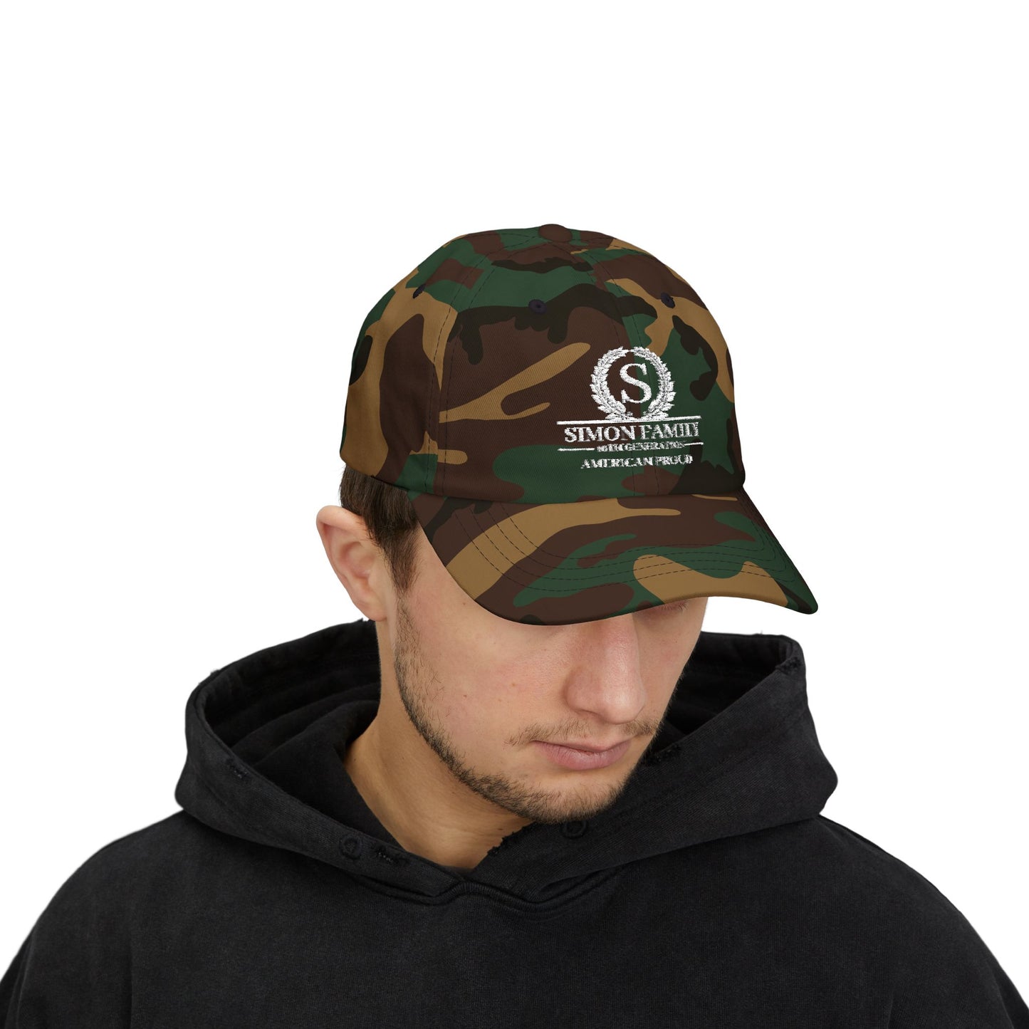 Personalized Classic Dad Cap - Custom Family Name Hat for Outdoor Adventures