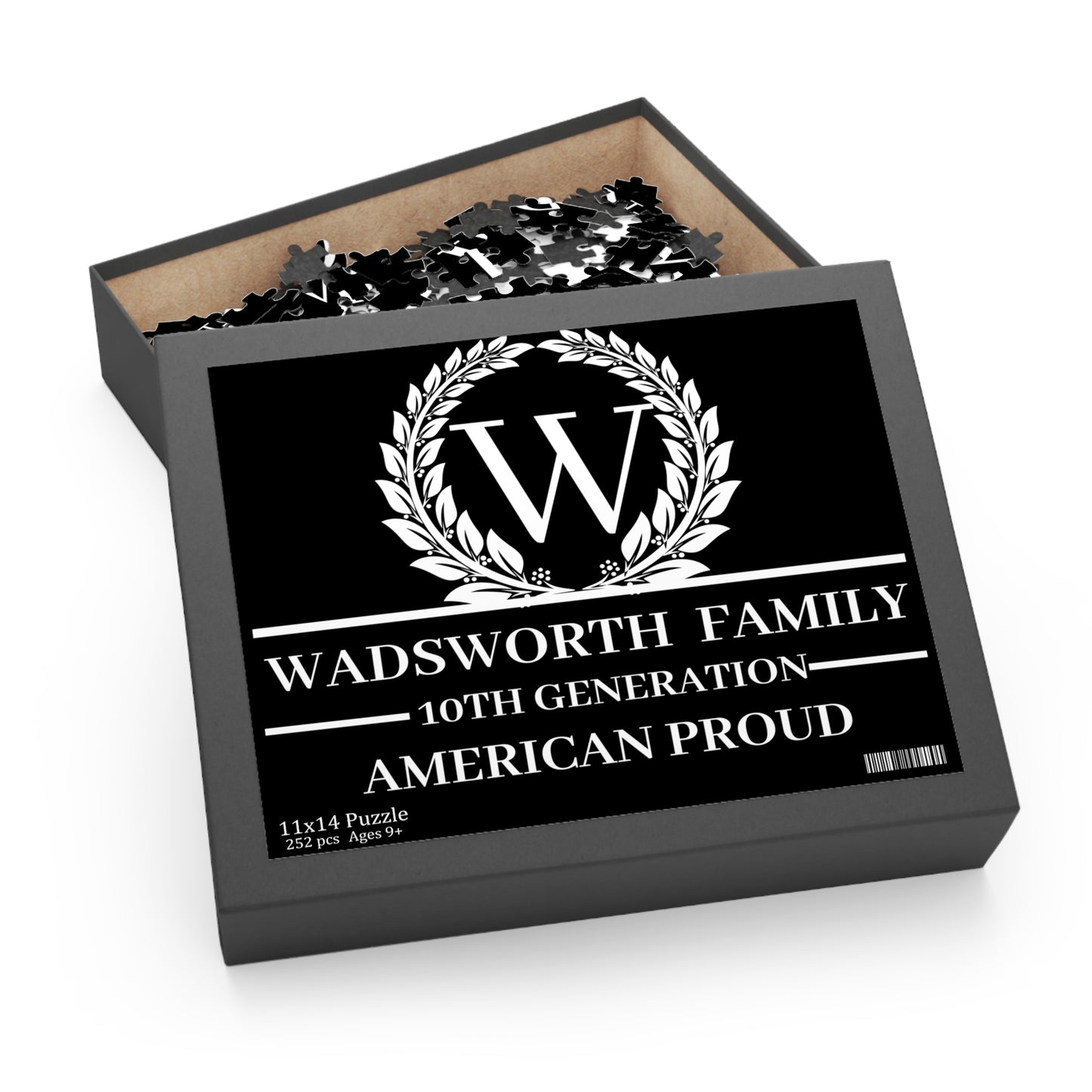 WADSWORTH Family Pride Puzzle - 10th Generation American Heritage (500-Piece)