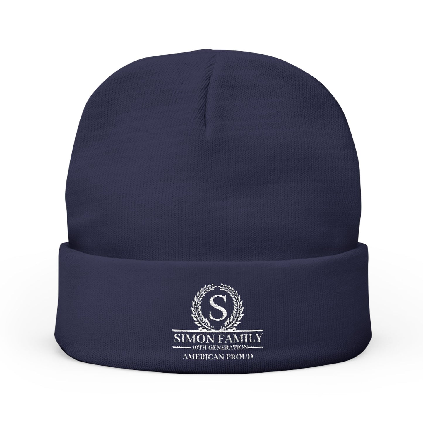 Simon Family Knit Beanie (Embroidery)