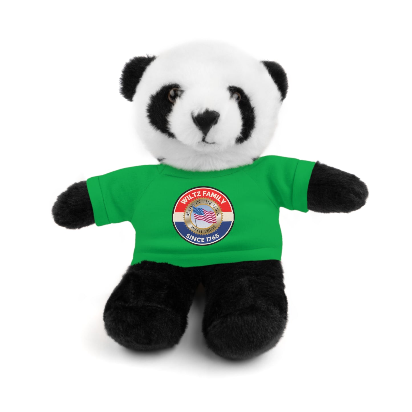 Wiltz Family Tee Stuffed Animal - Personalized Plush Bear with Family Emblem