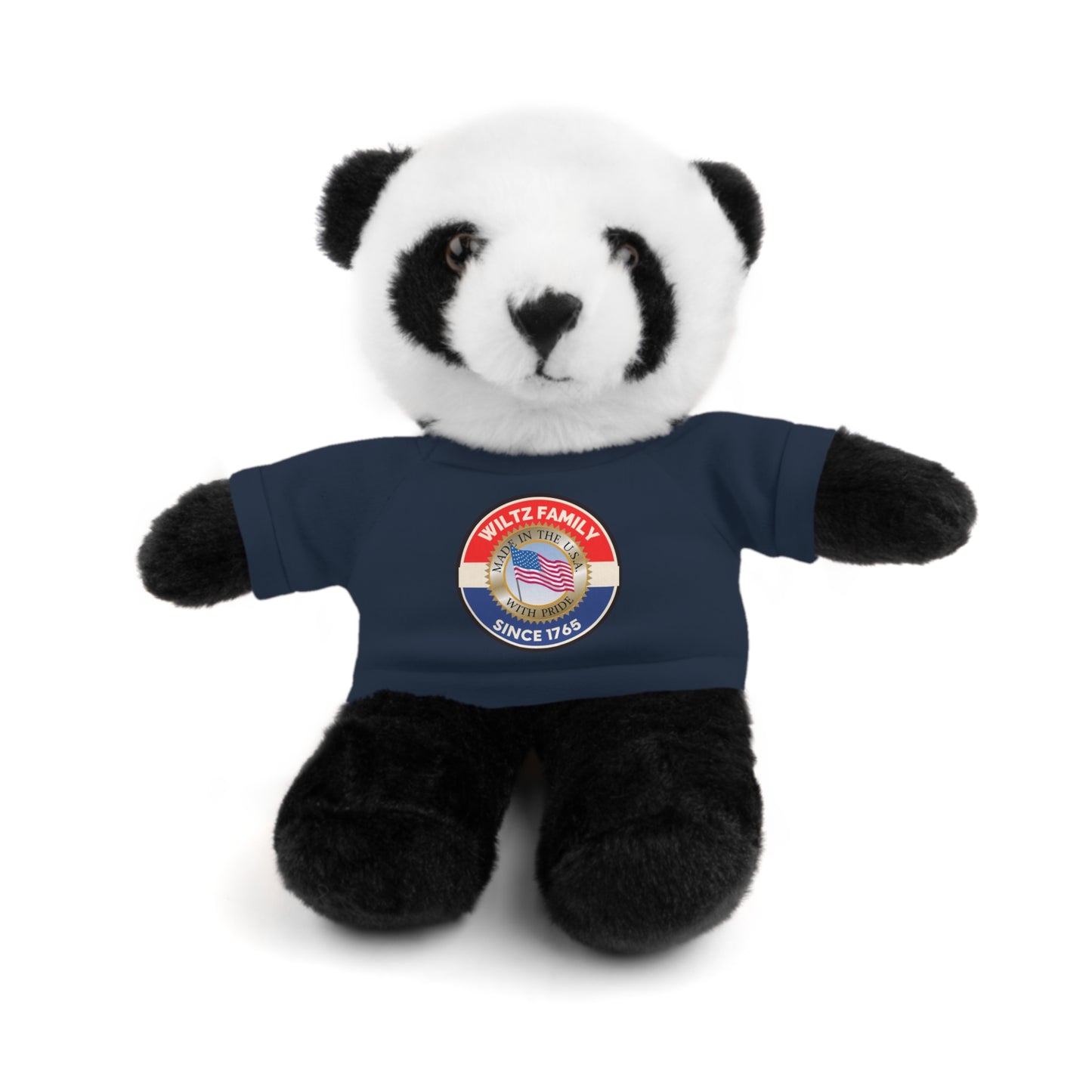 Wiltz Family Tee Stuffed Animal - Personalized Plush Bear with Family Emblem