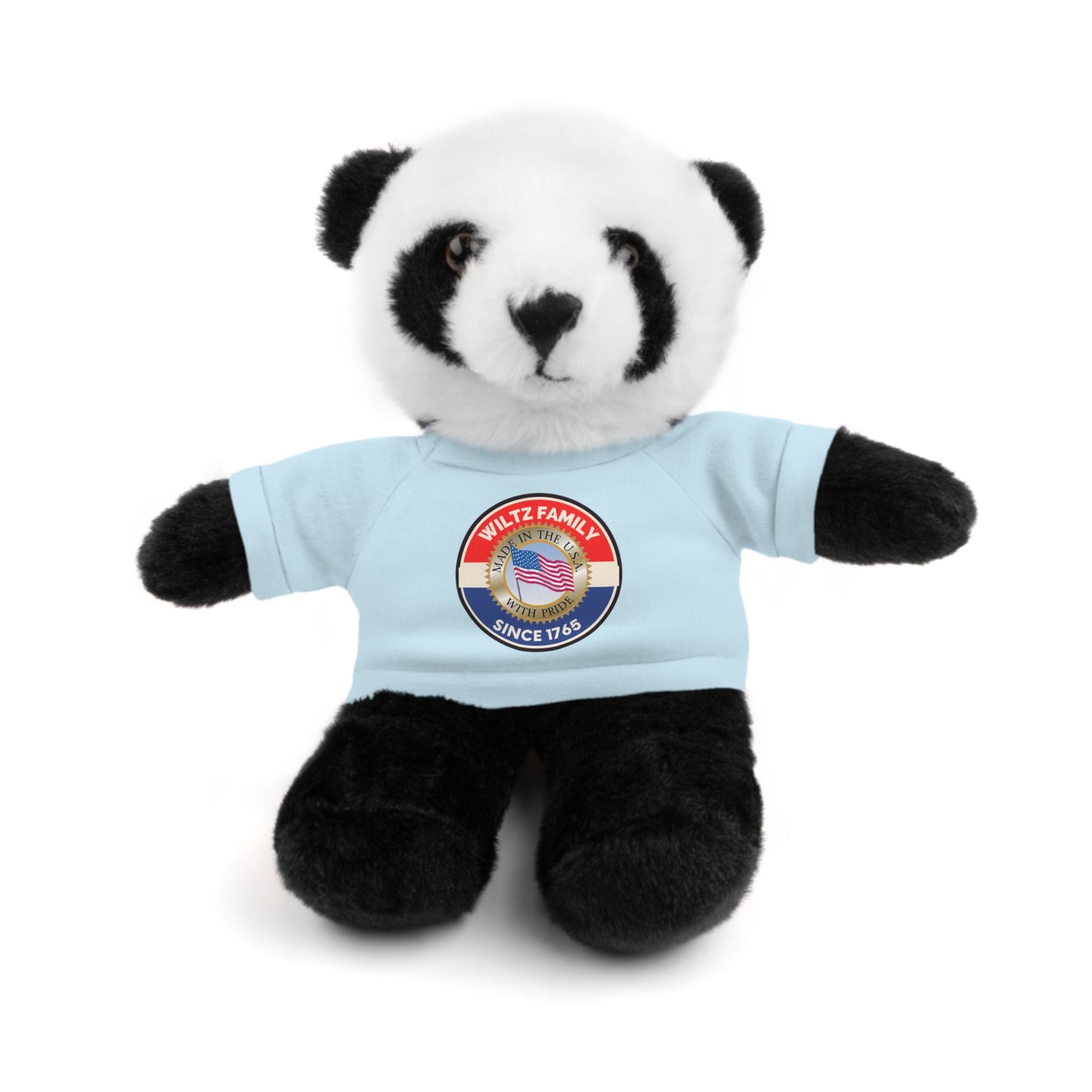 Wiltz Family Tee Stuffed Animal - Personalized Plush Bear with Family Emblem