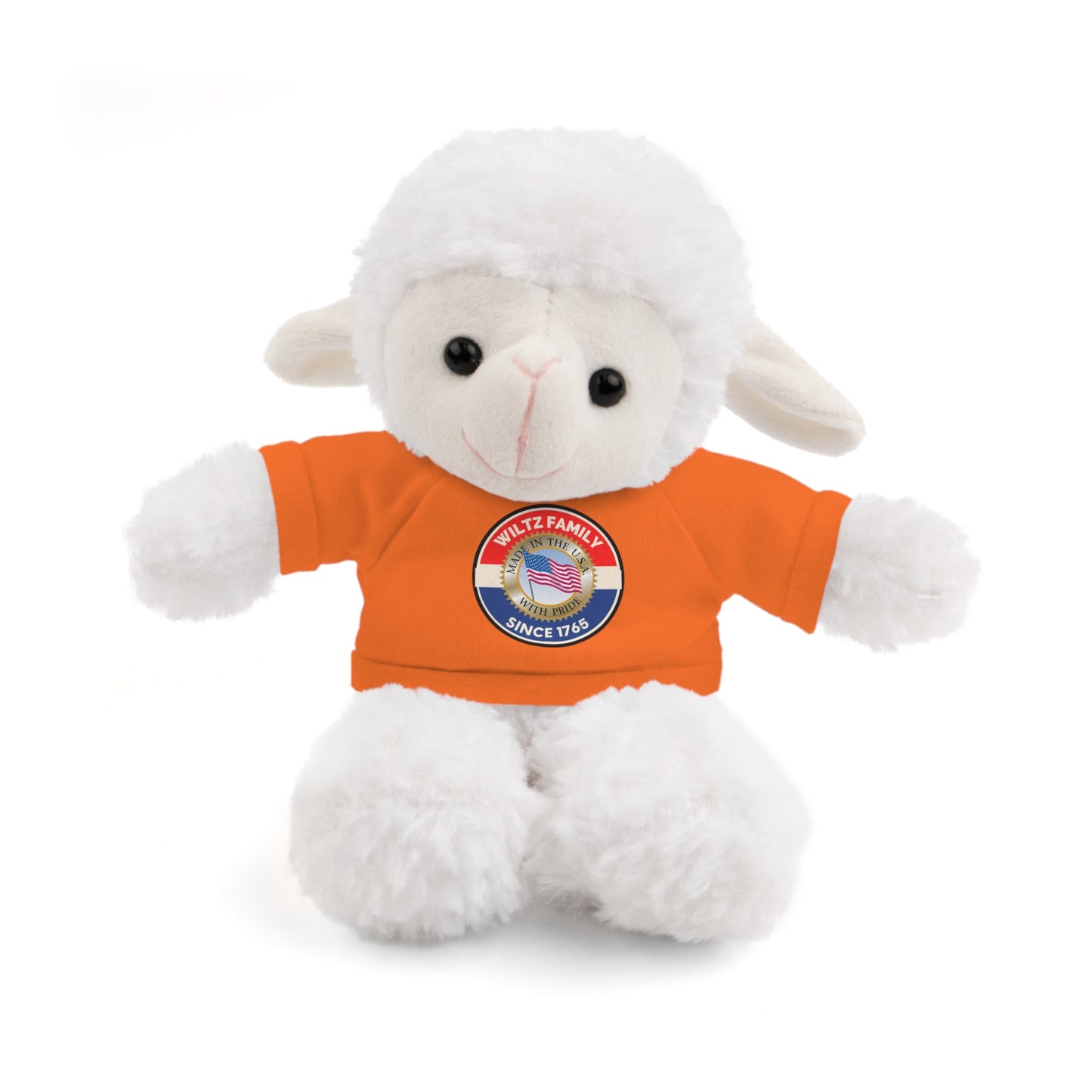 Wiltz Family Tee Stuffed Animal - Personalized Plush Bear with Family Emblem