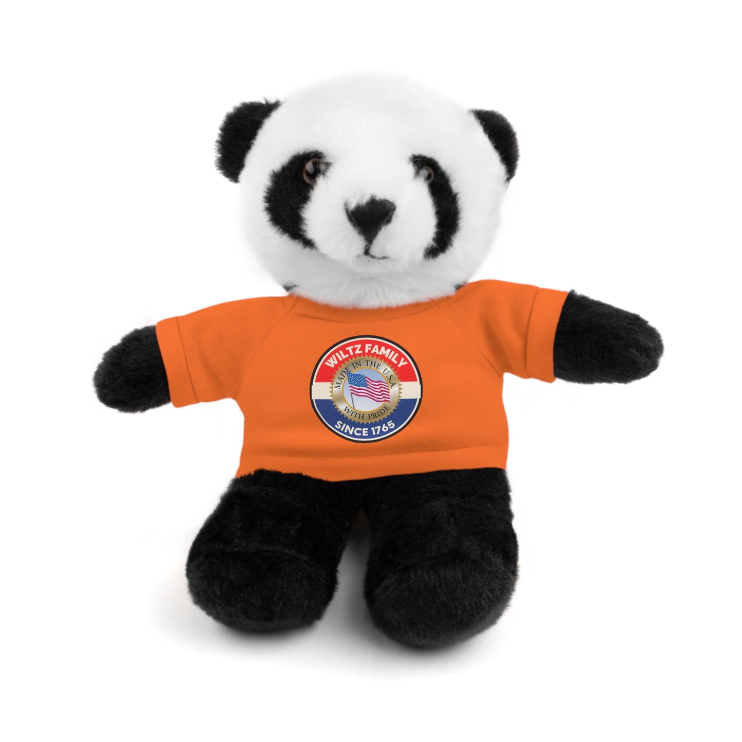 Wiltz Family Tee Stuffed Animal - Personalized Plush Bear with Family Emblem