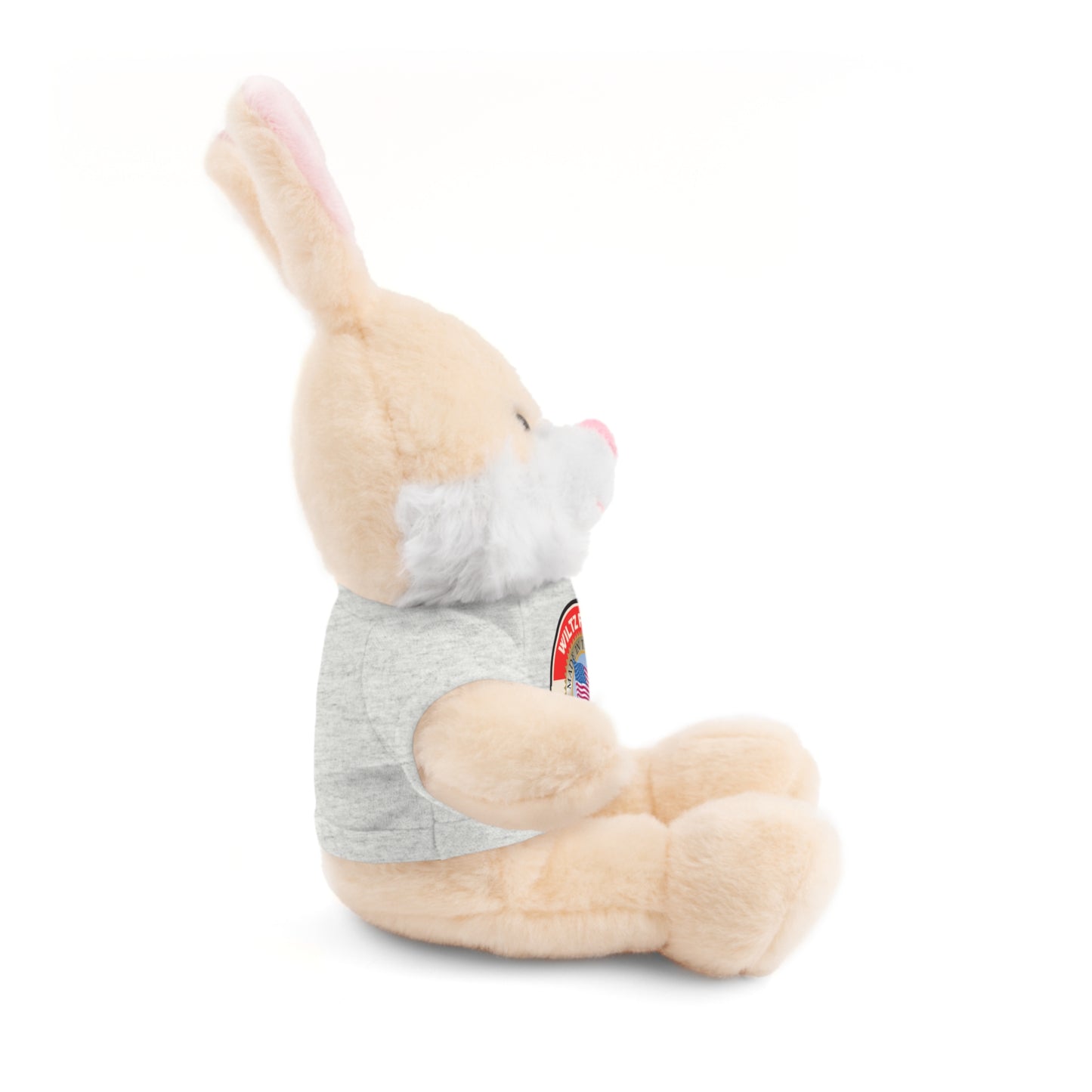 Wiltz Family Tee Stuffed Animal - Personalized Plush Bear with Family Emblem