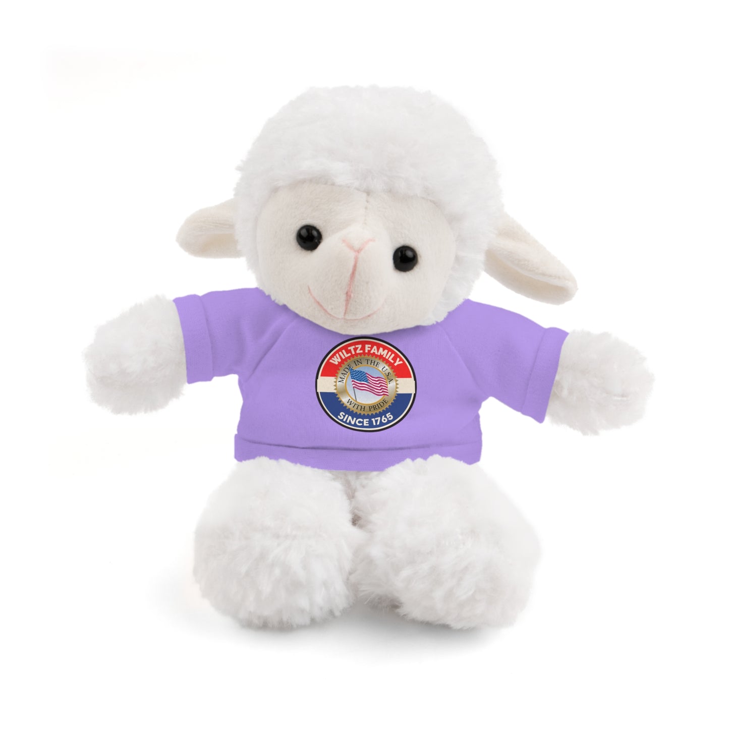 Wiltz Family Tee Stuffed Animal - Personalized Plush Bear with Family Emblem