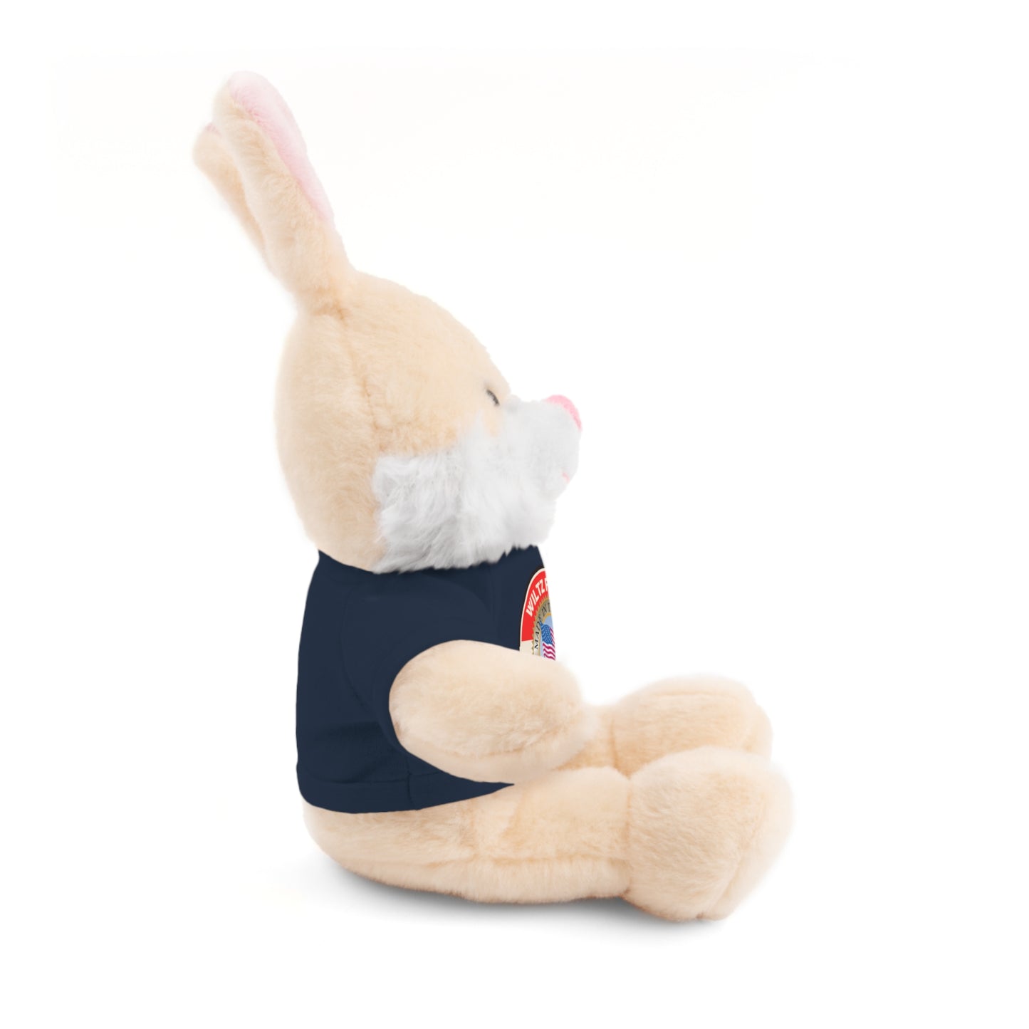 Wiltz Family Tee Stuffed Animal - Personalized Plush Bear with Family Emblem