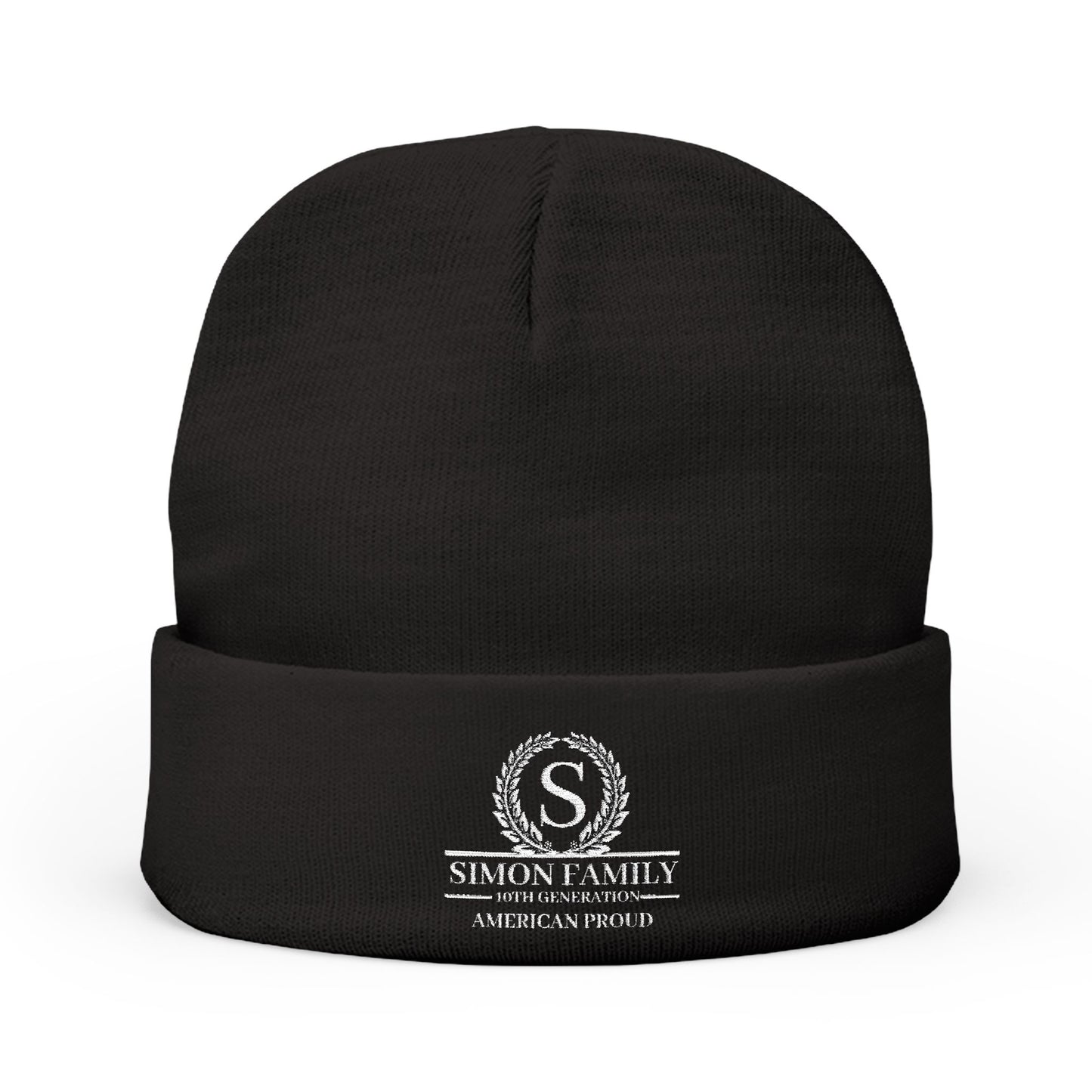 Simon Family Knit Beanie (Embroidery)