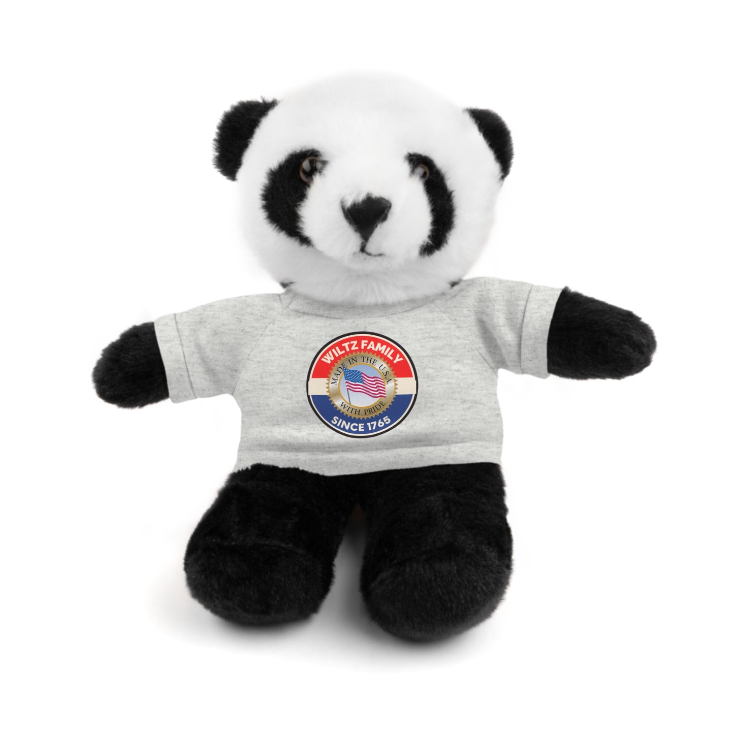 Wiltz Family Tee Stuffed Animal - Personalized Plush Bear with Family Emblem