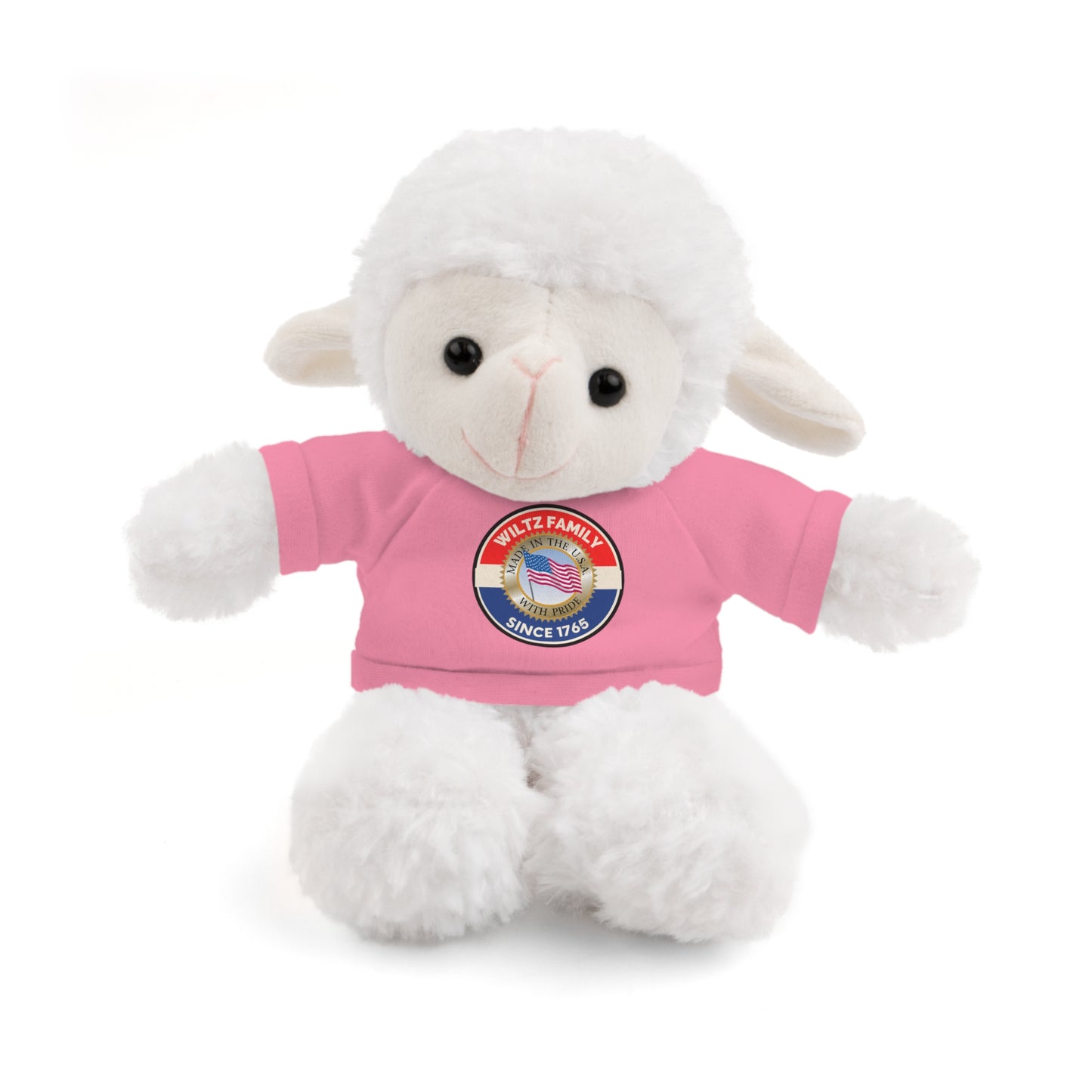Wiltz Family Tee Stuffed Animal - Personalized Plush Bear with Family Emblem