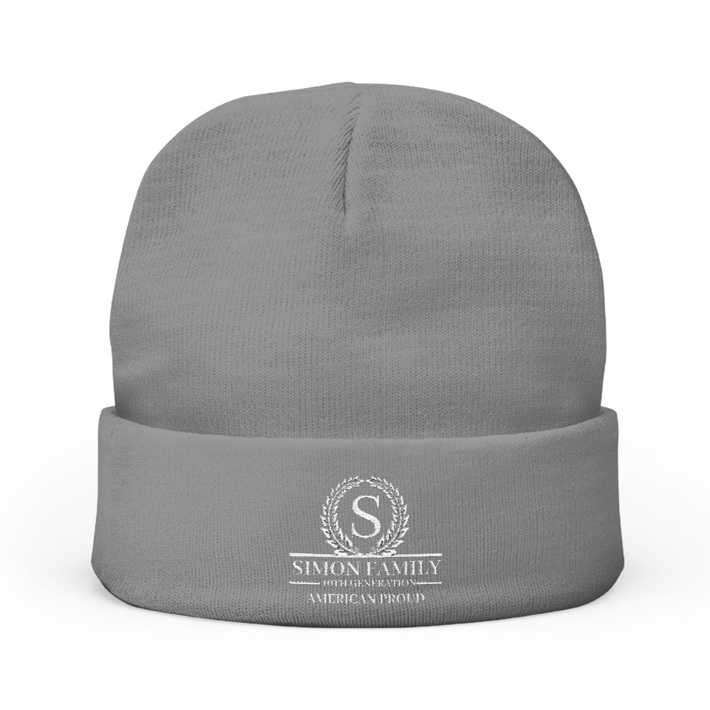 Simon Family Knit Beanie (Embroidery)