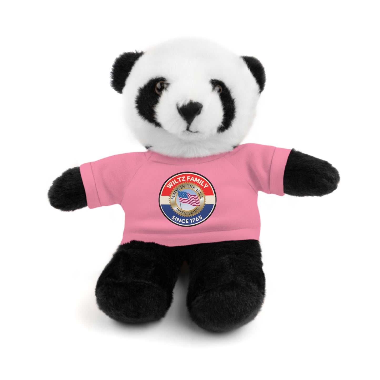 Wiltz Family Tee Stuffed Animal - Personalized Plush Bear with Family Emblem