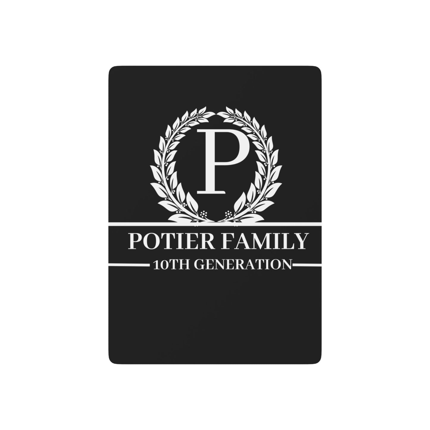 POTIER FAMILY Poker Playing Cards - Potier Family 10th Generation