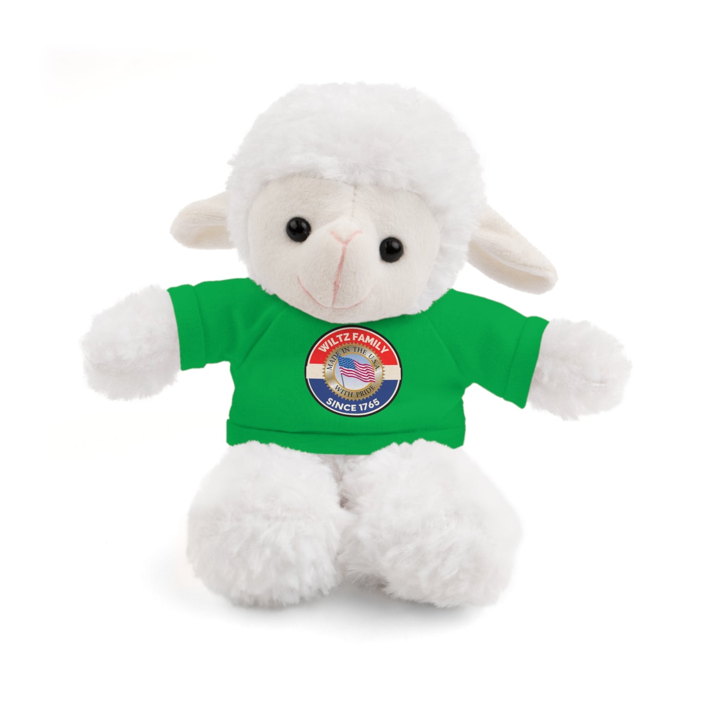 Wiltz Family Tee Stuffed Animal - Personalized Plush Bear with Family Emblem