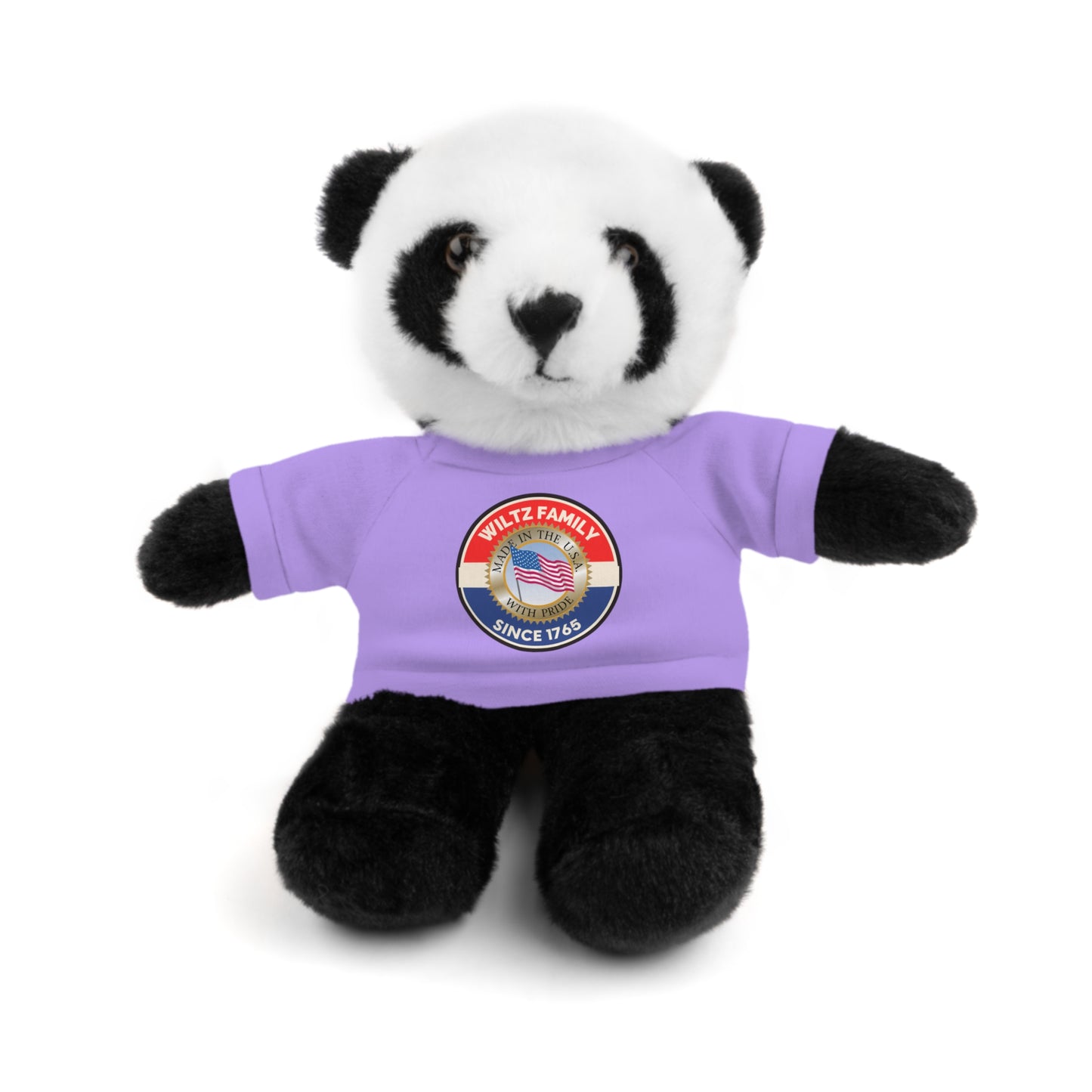 Wiltz Family Tee Stuffed Animal - Personalized Plush Bear with Family Emblem