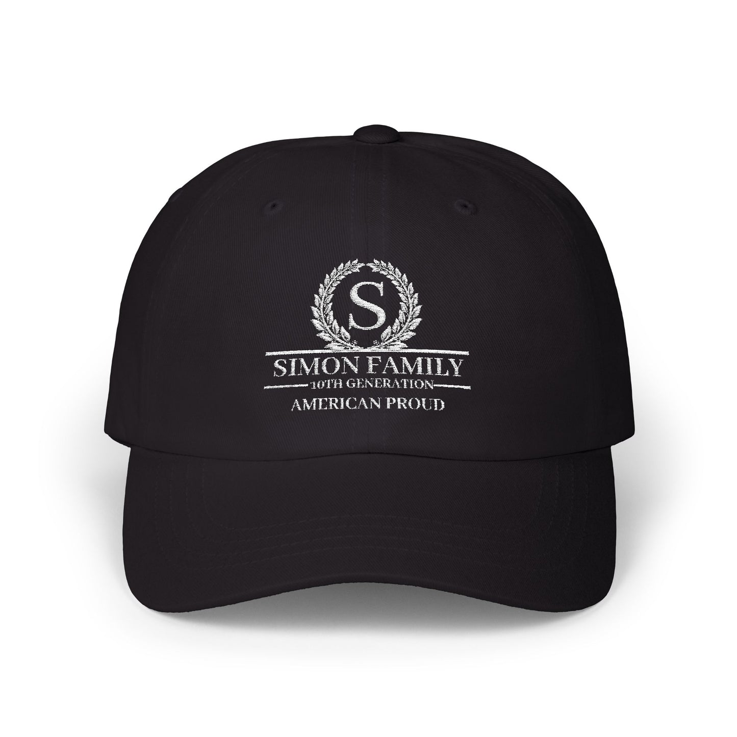 Personalized Classic Dad Cap - Custom Family Name Hat for Outdoor Adventures